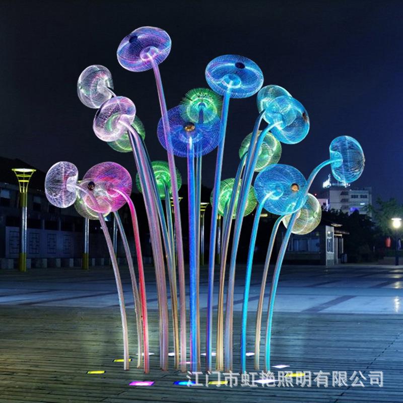 户外创意景观灯公园景区商业街文旅夜景亮化装饰不锈钢雕塑造型灯