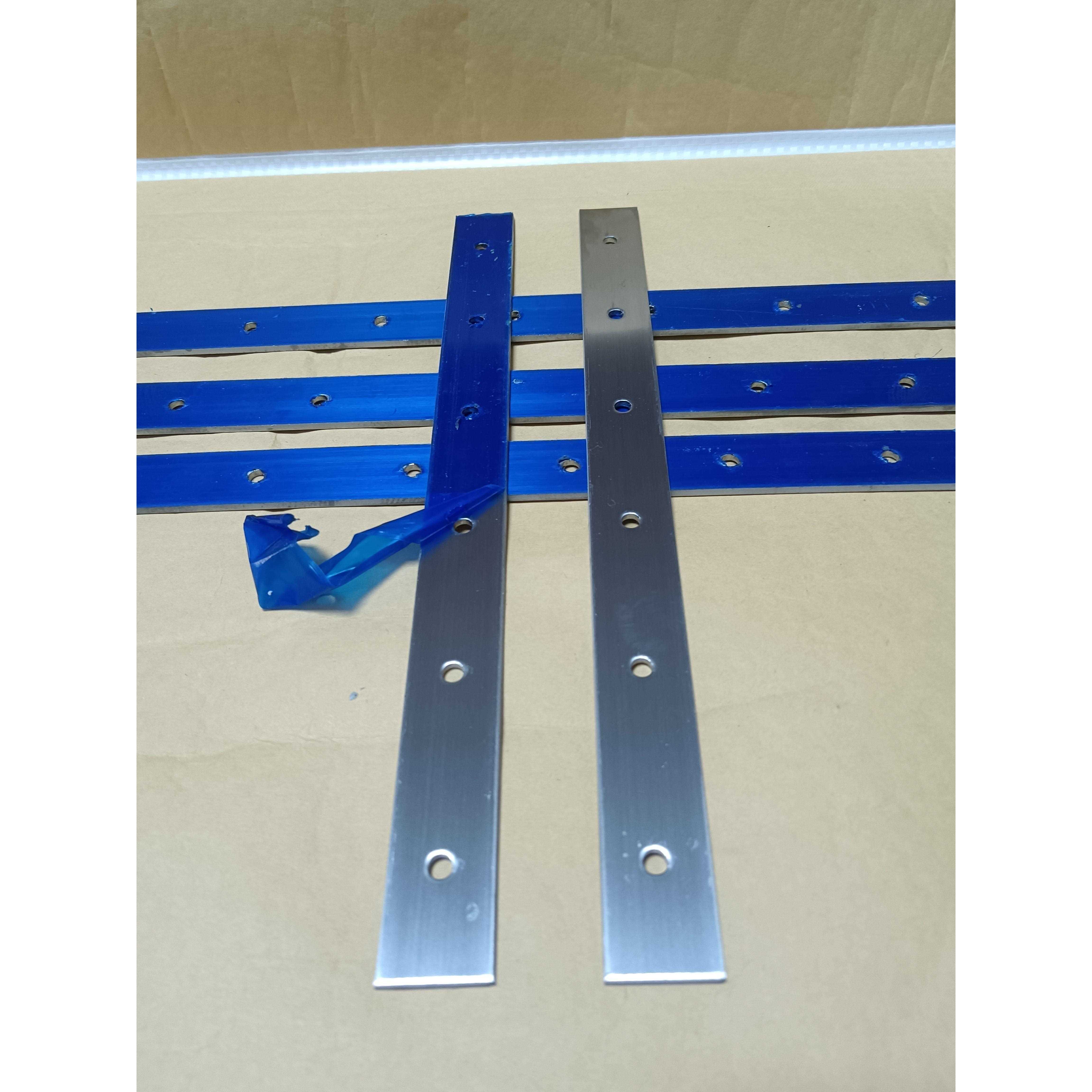 不锈钢冲孔扁钢家俱家装紧固连接片万能直条压板