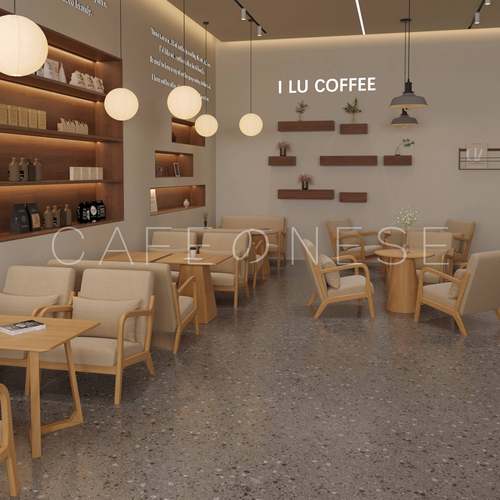 咖啡店厅实木桌椅组合甜品休闲 躺椅奶茶店设计师商用洽谈接待沙