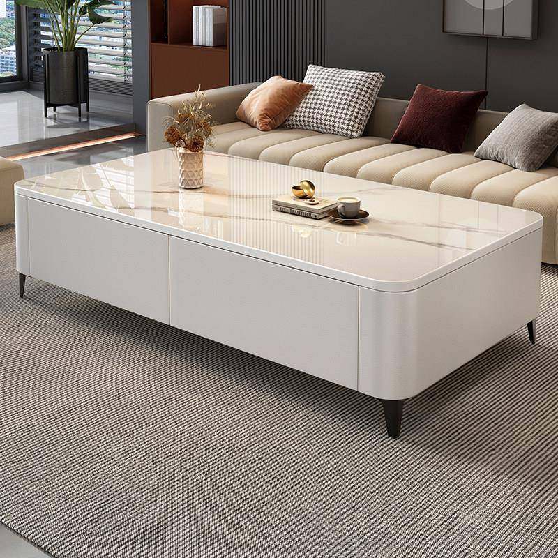 茶几客厅家用小户型2025新款轻奢高级感茶桌落地茶几电视机柜组合