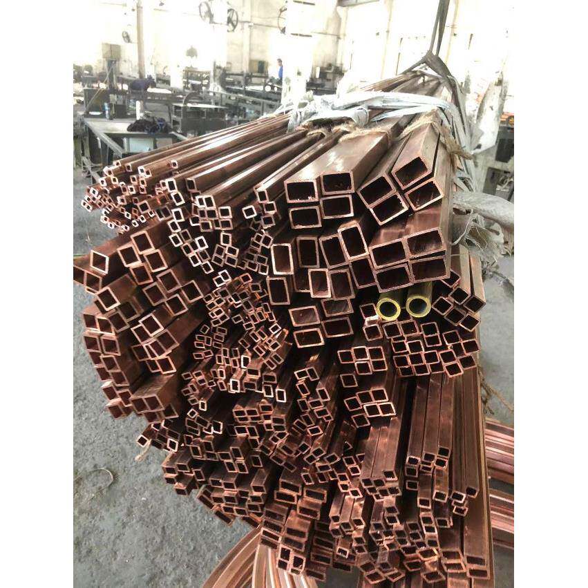 T2紫铜方管 紫铜矩形管 方形铜管 感应线 线圈10 12 16 20 30 40