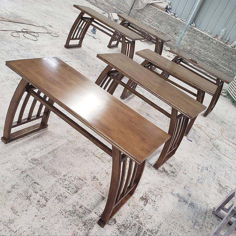 国学桌仿古书法桌实木学生专用学习桌子家用幼儿园练字简约中式