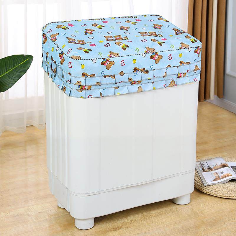 老式双缸双桶半自动洗衣机罩顶部盖罩盖巾防水防晒防尘罩盖布通用