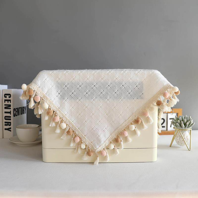 南山原创编织打印机防尘罩空气炸锅电饭锅盖巾冰箱洗衣机电脑盖布