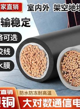 室内外无氧铜大对数电话通信电缆线SHYV5 10 20 25 30 50100200对