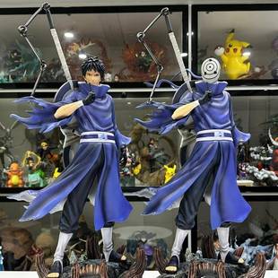 火影忍者周边超大号巨浪带土GK模型潮玩场景模型雕像桌面摆件礼物