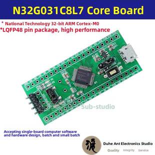 国民技术ARM M0 N32G031C8L7 LQFP48核心板 开发板 Cortex m0