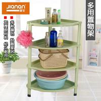 包郵健安塑料置物架三角形浴室架衛(wèi)生間廚房置物架轉(zhuǎn)角架1201四層