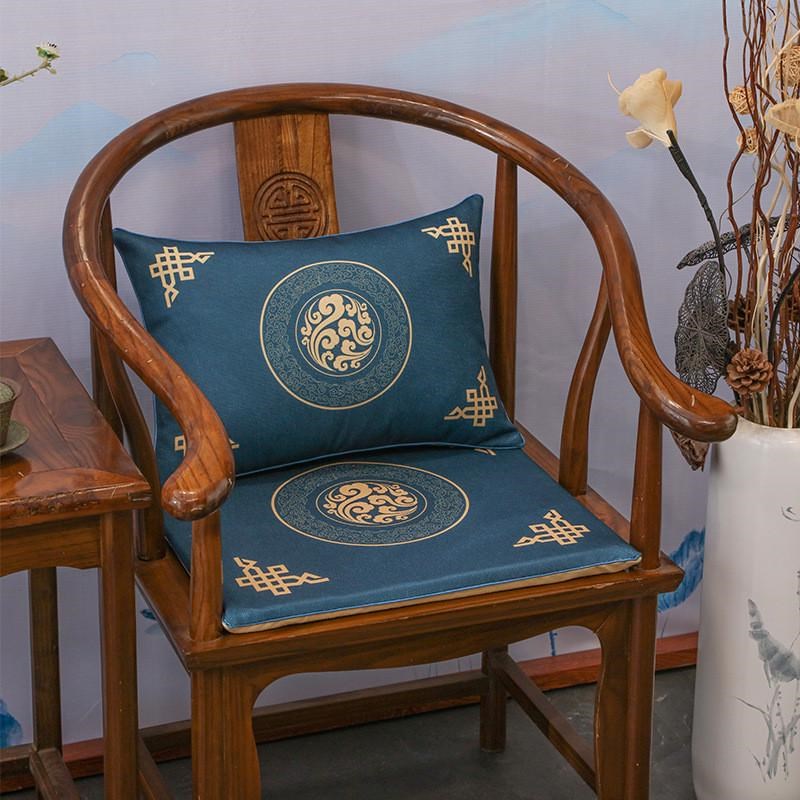 新中式红木圈椅坐垫实木家俱茶椅垫海绵I木椅子座垫凳子屁垫餐桌