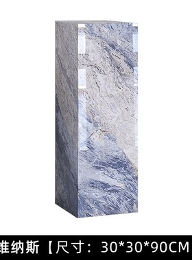 欧式时尚奢石岩板花架酒店展厅茶室高F档大理石雕塑摆件底座装饰