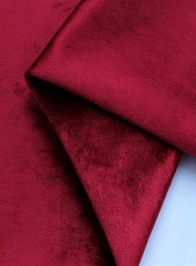 加厚红色丝绒桌布定制高档会议桌布套E长条方形桌罩桌裙台布印log