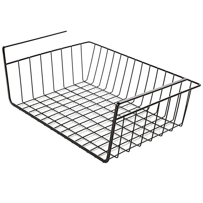 9WOR厨房橱柜隔板下挂篮衣柜分层收纳架宿舍学生挂架整理置物架