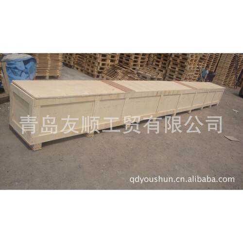 加厚青岛免熏蒸木箱胶合板木箱价格青岛包装箱价格木箱厂家物流