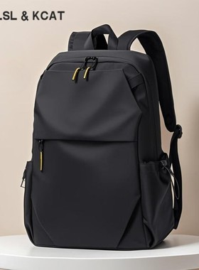 CAVLSLKCAT双肩包男士背包大容量笔记本电脑包休闲旅行包学生书包