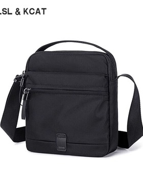 CavlslKcat单肩包男斜挎包商务通勤男士包休闲小背包多功能邮差包