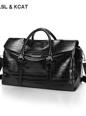 CavlslKcat旅行包男士大容量手提包休闲差旅包多功能行李袋斜挎包