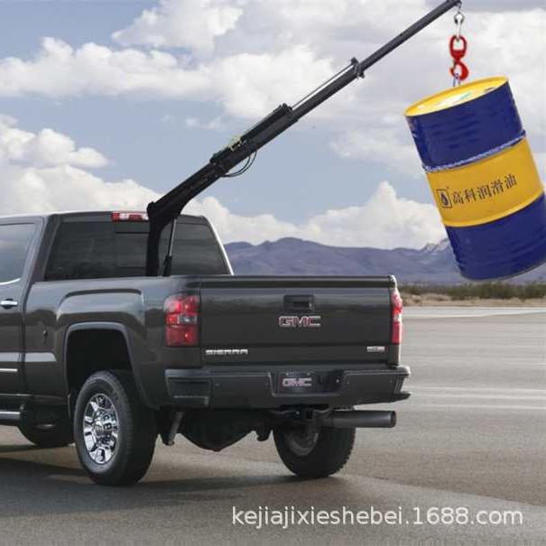 皮卡12v24vv电动吊机货车液压随车吊大型货物装卸设备无线遥控