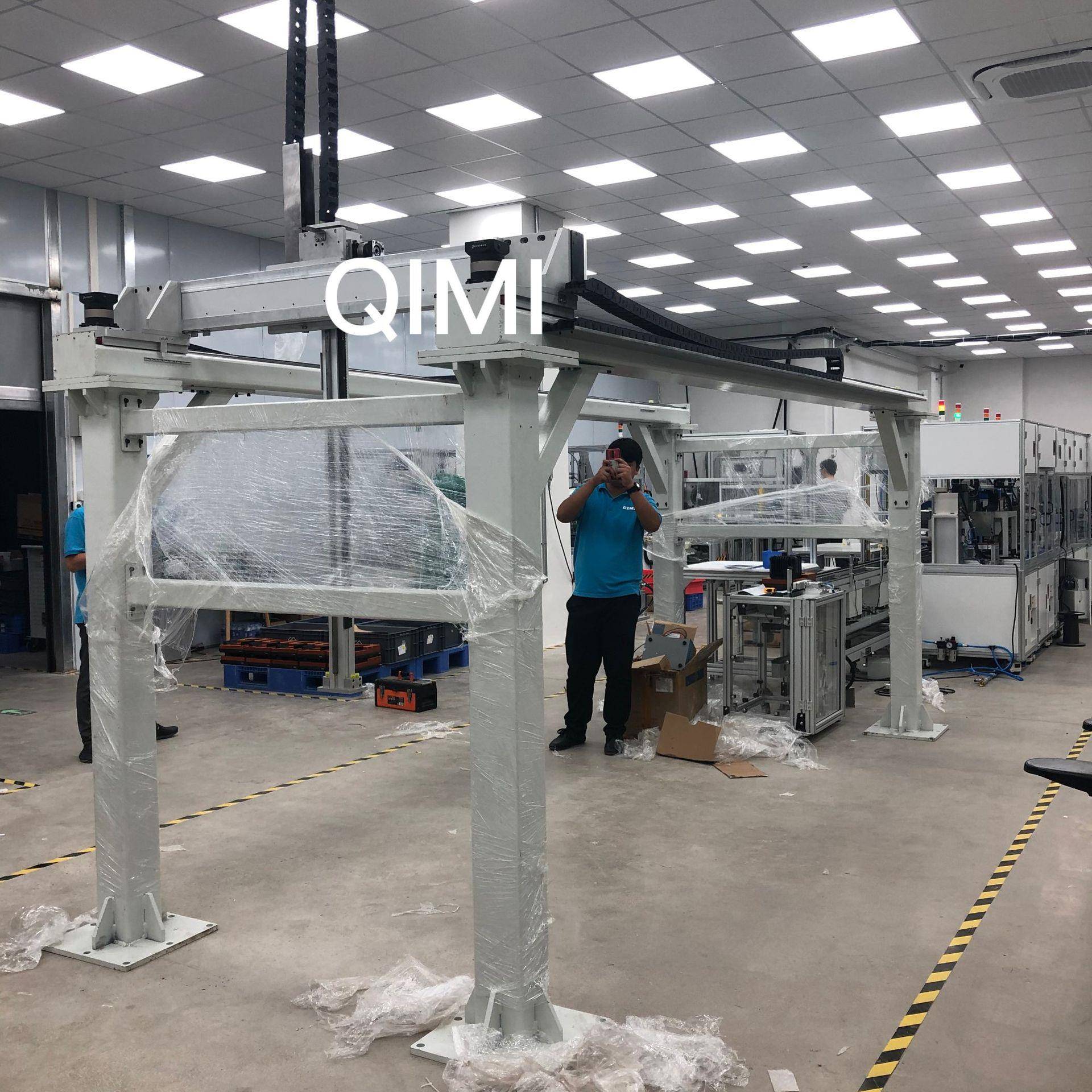 非标桁架机器人齿轮齿条滑台模组第七轴大型龙门桁架机械手