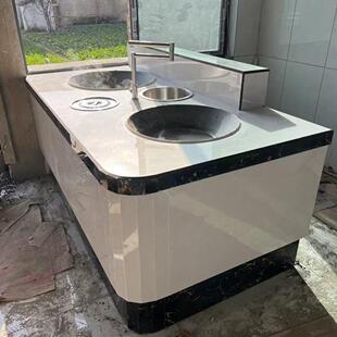 双灶无烟柴火灶2025款土灶成品灶多功能家用创意防烫商用隔热