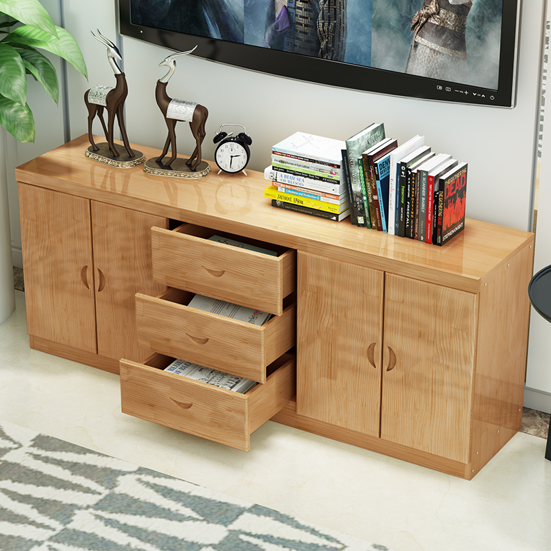 实木电视柜 简约储物柜 组合松木电视柜 矮柜 地柜 卧室柜 餐边柜