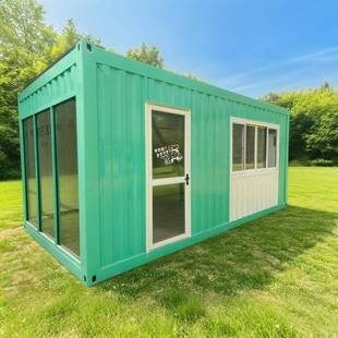 网红创意集装 化设计支 箱商业街盒子咖啡厅售卖亭移动商铺个性