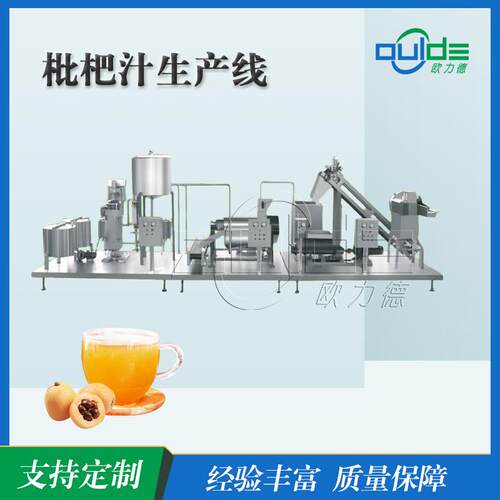 厂家供成套大应中小饮型果汁果枇杷清料OLL汁生 酱产线 全自动设