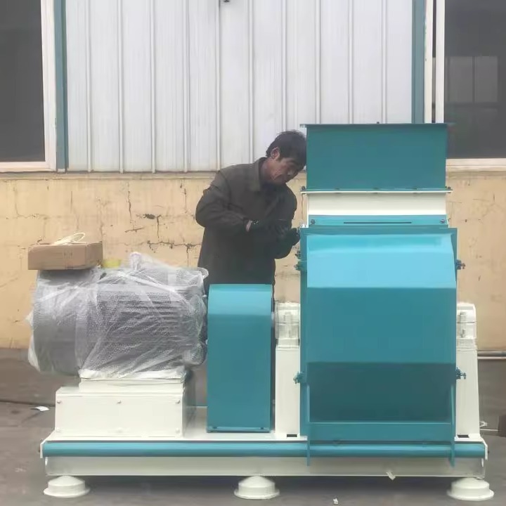 厂家现货稻壳水滴式粉碎机饲料玉米秸秆粉碎机酒糟粉碎机