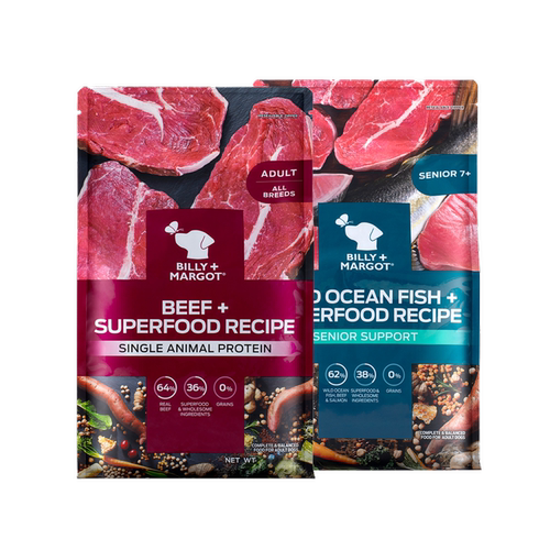 【临期】比利玛格狗粮成犬中大型犬牛肉/老年犬9kg/26年11月