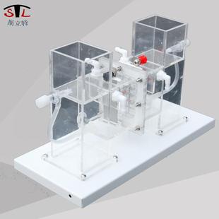 26023电解槽演示器离子交换膜钛电极高中物理电解实验器材