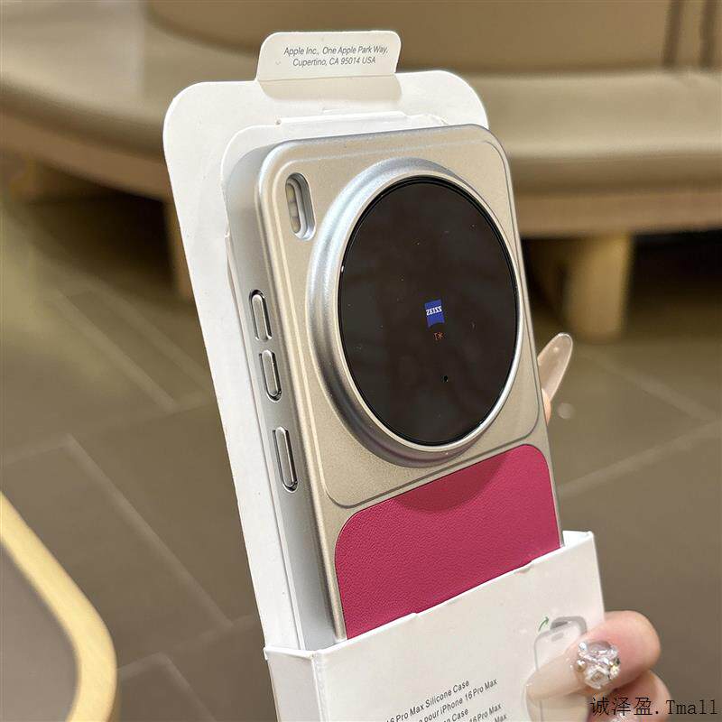 秒变17大视窗真皮质感荔枝素皮纹适用vivoX300Pro手机壳OPPOfindx9浮雕防滑华为mate80/70air硬magic8proAir