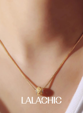 925纯银路路通项链秋季女轻奢高级感锁骨链吊坠