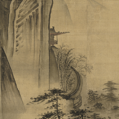 宋 马远 踏歌图轴绢本风俗画山水画临摹写意中国古代名画客厅装饰