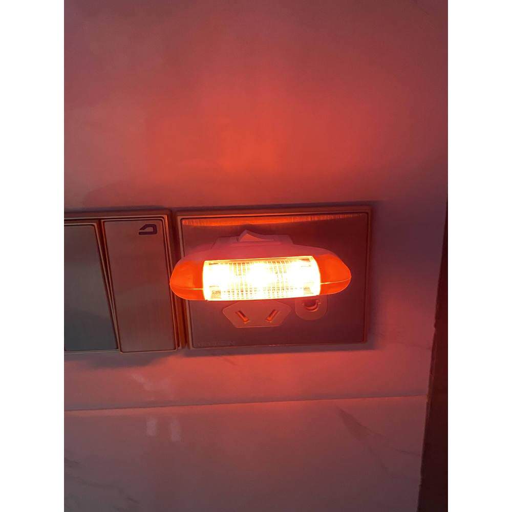 1瓦节能led小夜灯 白光三角床头灯创意小夜灯 家用卧室插电小夜灯