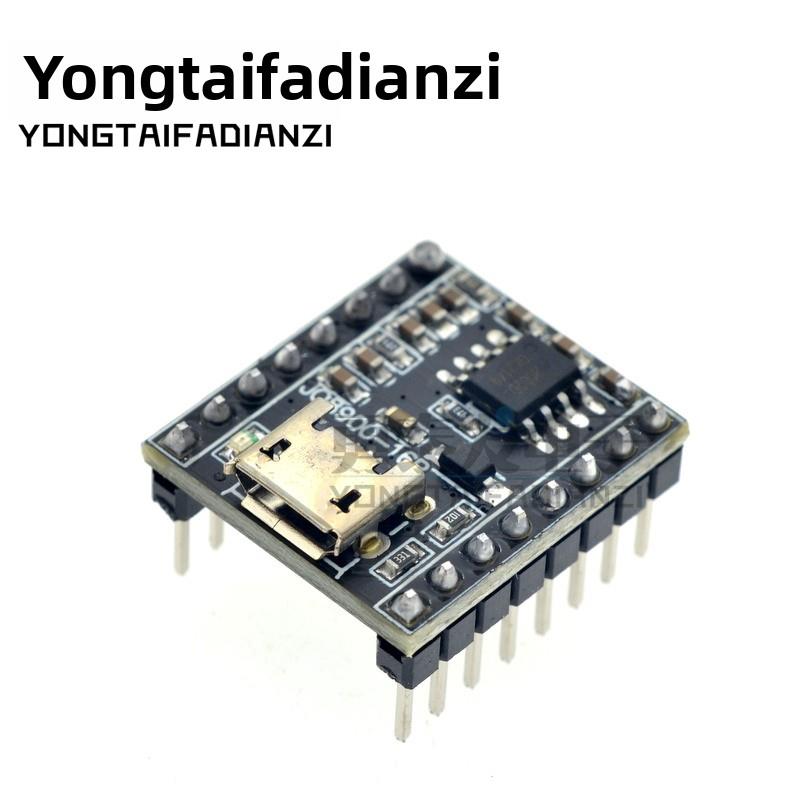 语音模块芯片定制音乐智能语音广播USB串口Mp3识别模块Jq8900-16P