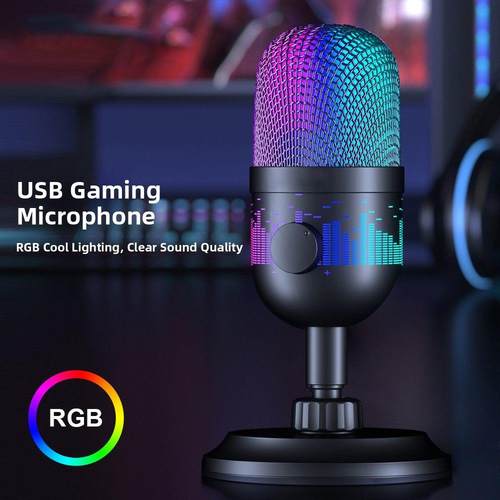 USB麦克风电脑游戏桌面电子竞技录音主播在线课堂游戏唱歌直播降