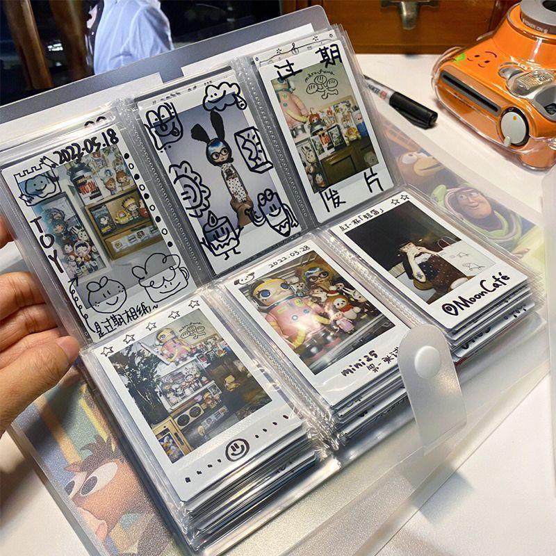 3寸拍立得透卡明信片收纳电影票火车票收纳集相册本追星专用卡册