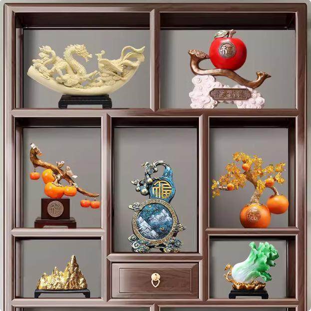 办公室客厅摆件高档酒柜装饰品博古架摆设新中式家饰软装搭配套装,家居饰品,家饰软装搭配套装,淘宝优惠券,粉丝福利购,淘宝优惠卷