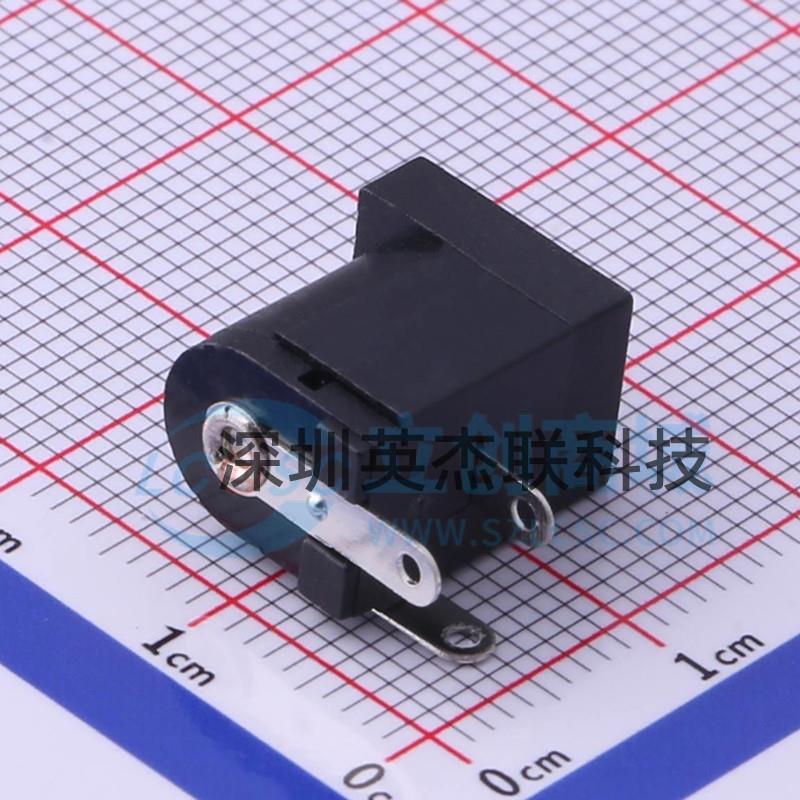 DC-005-A200 DC电源连接器 外径6.4mm 内径2mm 3A 30V 弯插/插件