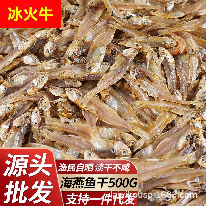 小鱼干干货海燕鱼海公鱼小虾仔银鱼干海鲜咸鱼特产500g