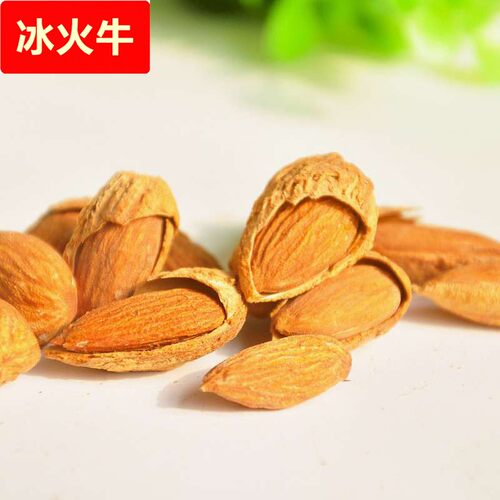 新疆巴旦木500g新货巴达木巴坦木杏仁烘焙干果仁休闲坚果零食