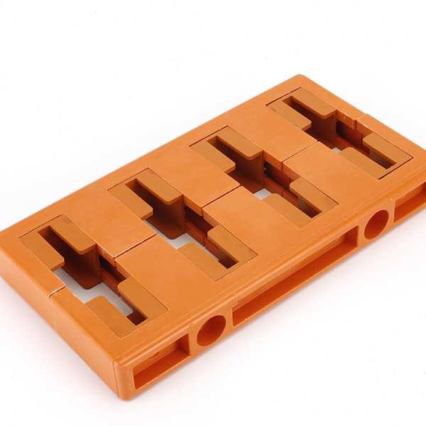 海驰现货供应 柜用铜排固定架四相80间距排PMJ1母线夹规格全