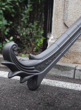 梦古福到翘角40cm高新中式塑料仿古瓦树脂装饰配件牛角翘凤尾翘