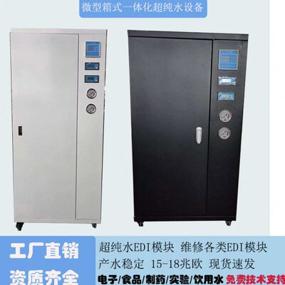 实验室超纯水EDI检测研发小型设备除盐去离子水双级ro反渗透成套