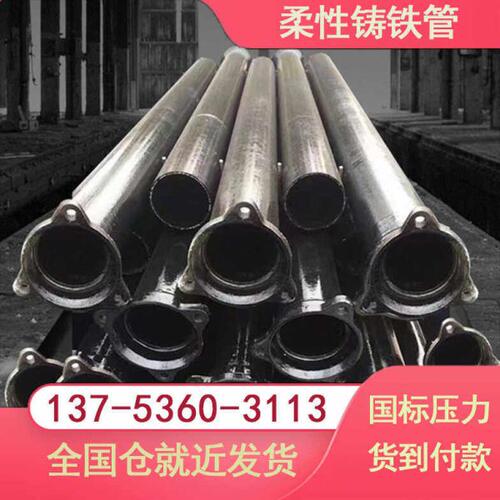 柔性铸铁管楼房商场排水管防腐铸铁管