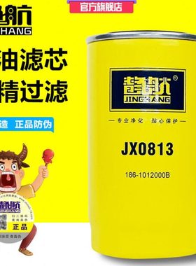 JX0813适配多利卡柴油发动机186-1012000机油滤清器YJX-6319滤芯
