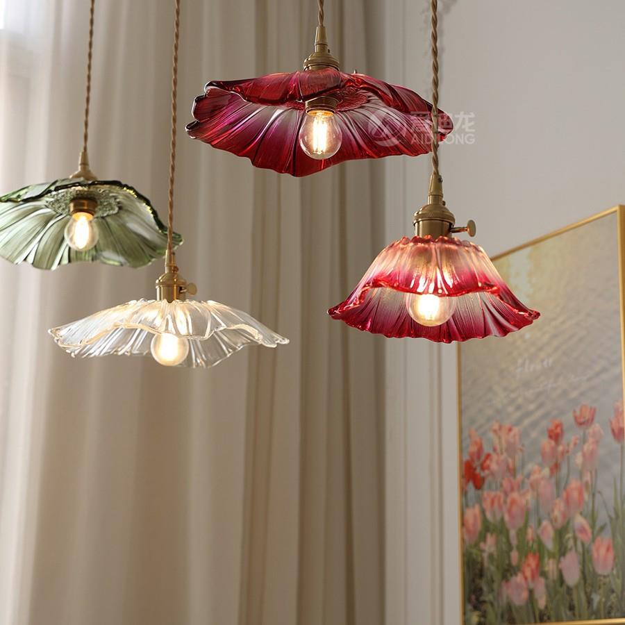 北欧餐厅太阳花朵现代简约玄关咖啡服装店卧室床头吧台清新小吊灯