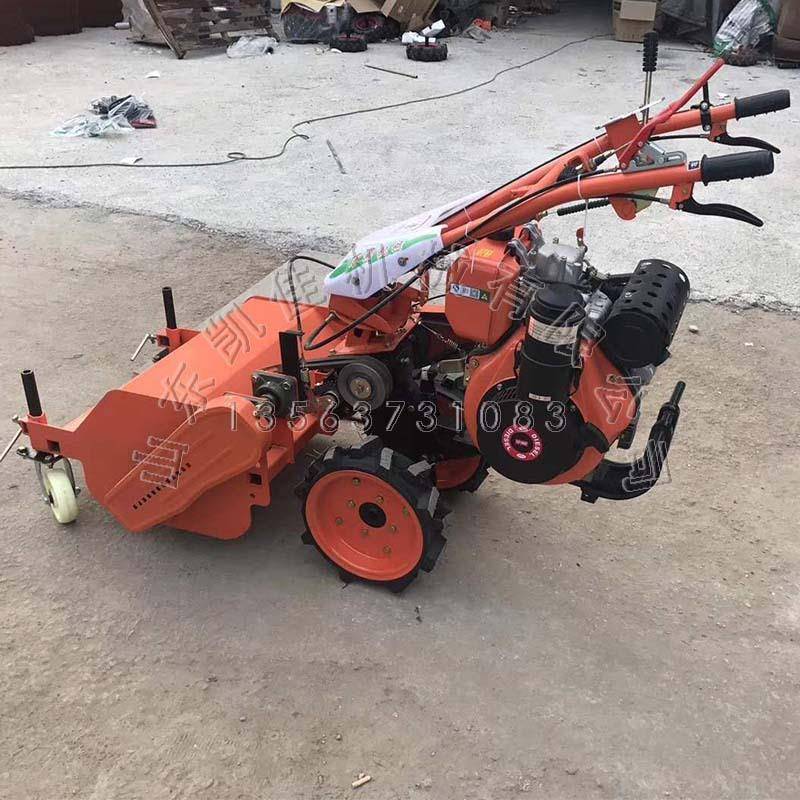 葡萄园地除草粉碎还田机手推式柴油灭草机田间草坪割草除草机