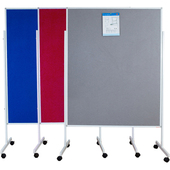 中佳出口欧美移动屏风软木布板照片墙120 150cm酒店隔断过道隔断