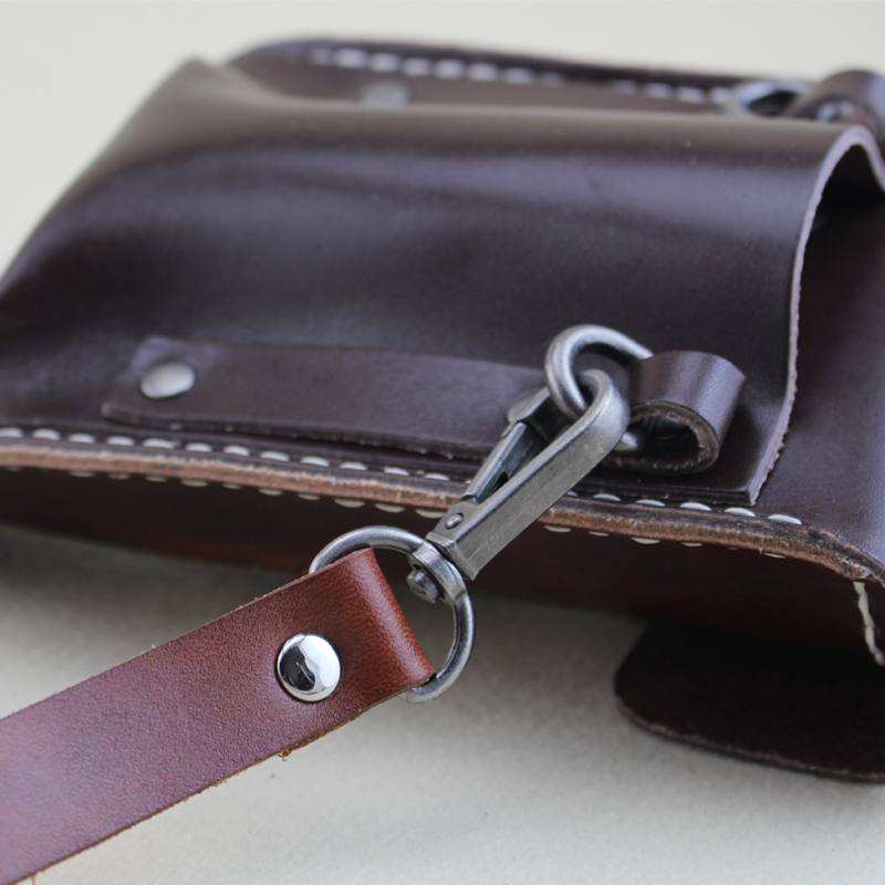 美发复古专用腰包剪刀包发型师工具包剪子包挎包腰带工具收纳包