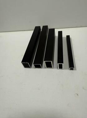 黑色铝合金方管10x10 10x20 20x30 10x15矩形烤漆加厚铝方通